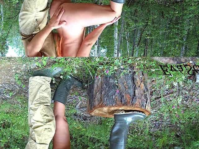 I met a red-haired beauty in the forest and drilled her with a creampie