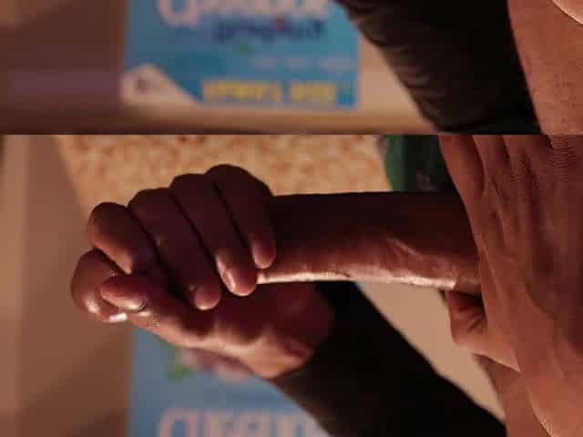 EVER NUTTED IN A CHERRIO ? SOLO BBC CREAMPIE CASHEW LARGE CURVE WEENIE JIZZ FLOW