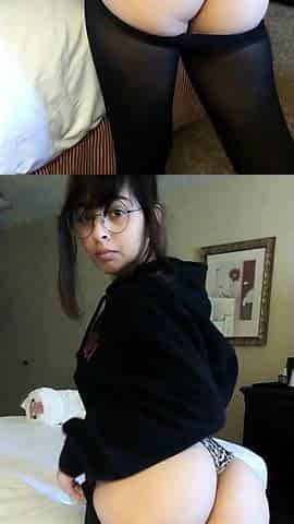 Amateur Chick Ass Shaking In Panties