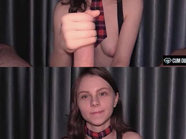CumDumpsterTeens - HiYouth on top of a giant penis