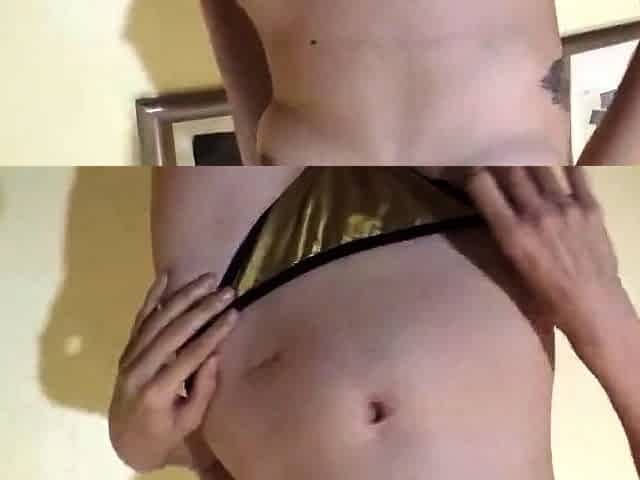 Big-Ass Latina Babe Fingers Her Pussy on Webcam