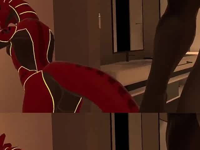 Juno Plays Anthro Heat in VR Part two