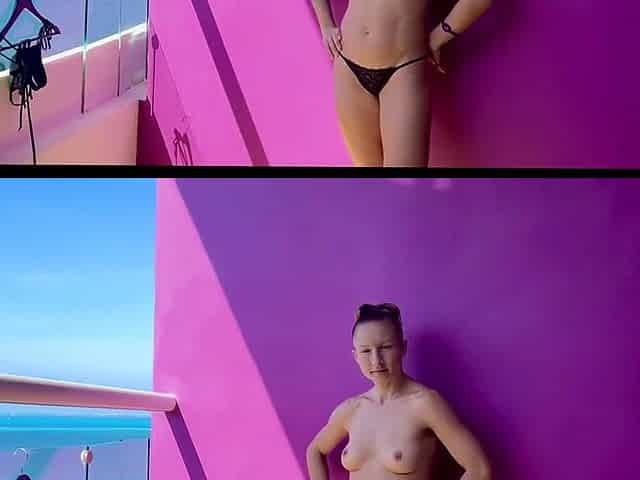 Ukrainian Woman Caught In Public At A Caribbean Resort And Room Service Arrives Too - Verified Amateurs