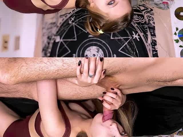 Sucks and gets cum, large booty and lots of climax, teen student - YourSofia