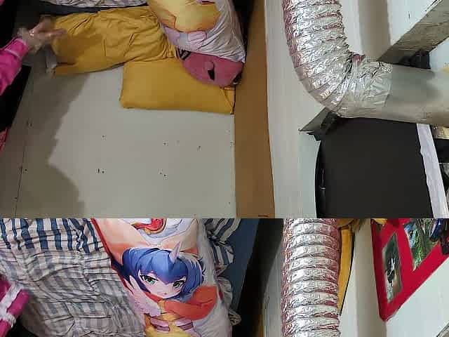 PVC Bonnet Sissy Body Pillow Humping and Vibraitor
