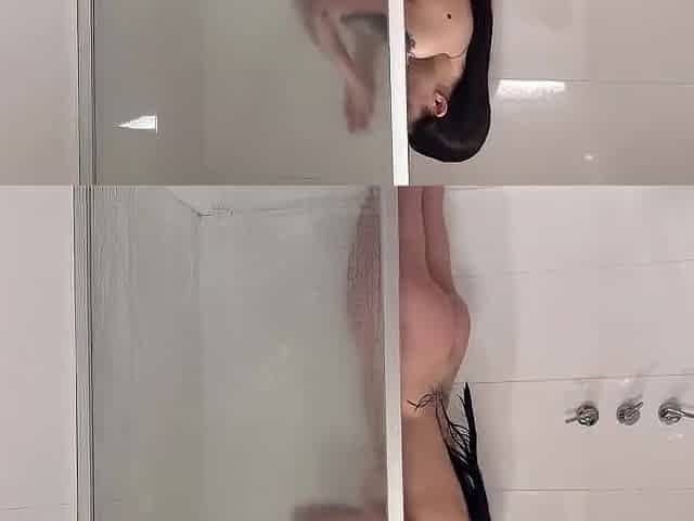 My Ally Sucks Him Off During the time that I Take a Shower
