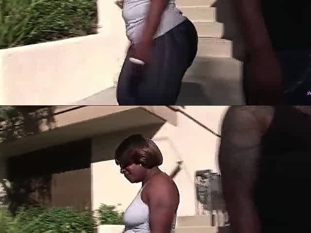 The second Brownie Deluxxx discloses her biggest ebony butt his BBC wanted to pound her