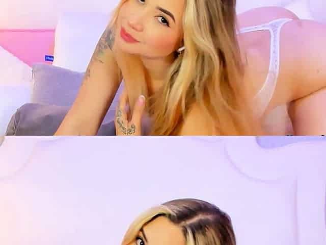 Cute Blonde Teases Her Ass and Plays Her Pussy