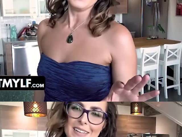 Housewife Lets Her Stepson Tempt & Stretch Her Hirsute Vagina