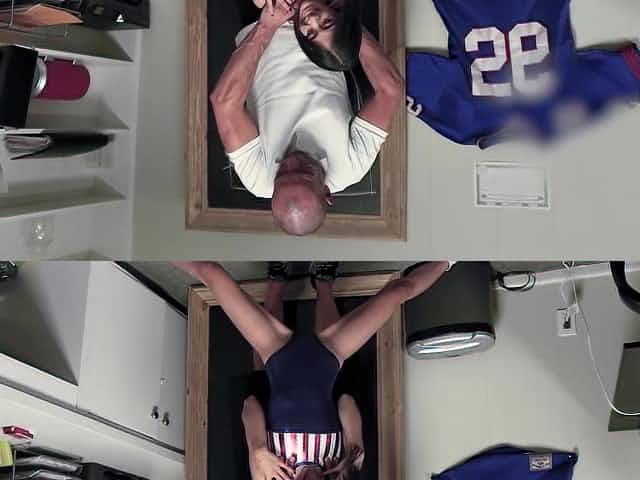 Tiny Asian Jasmin Grey cheerleader fuck audition