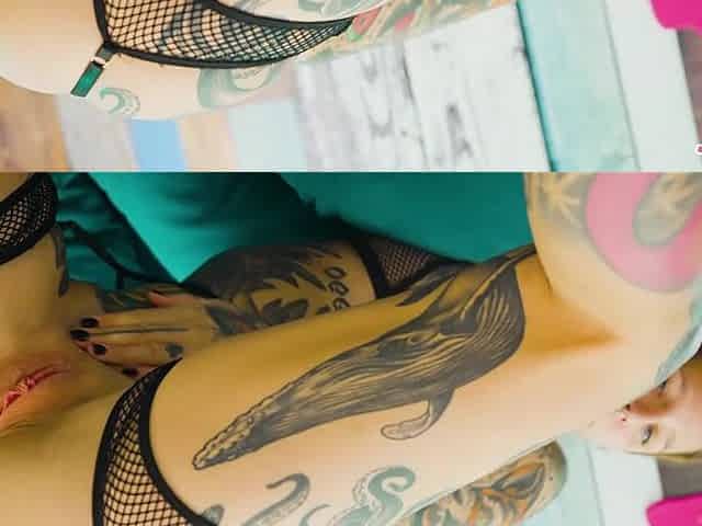 ATM, Gaping & Creampie for the Tattooed Beauty