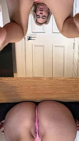 Nice-looking Golden-haired mother I'd like to fuck Rides Giant Vibrator with her Butt