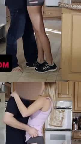That's how my married step sis cheats when she visits us