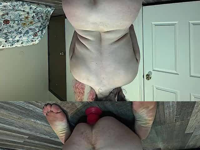 Giant Strawberry Sex toy In Thick Butt : Unfathomable Anal Riding & Juicy Joy