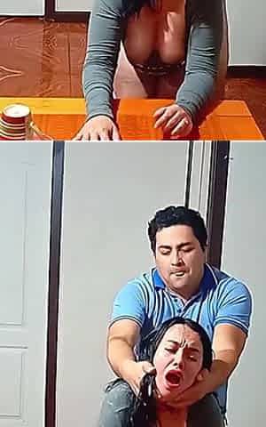 Sex Before Breakfast on the Dining Table with a Stepmother Taken by Surprise
