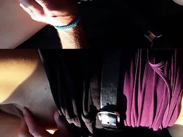 French Girl Shared for Outdoor Fingering Pleasure