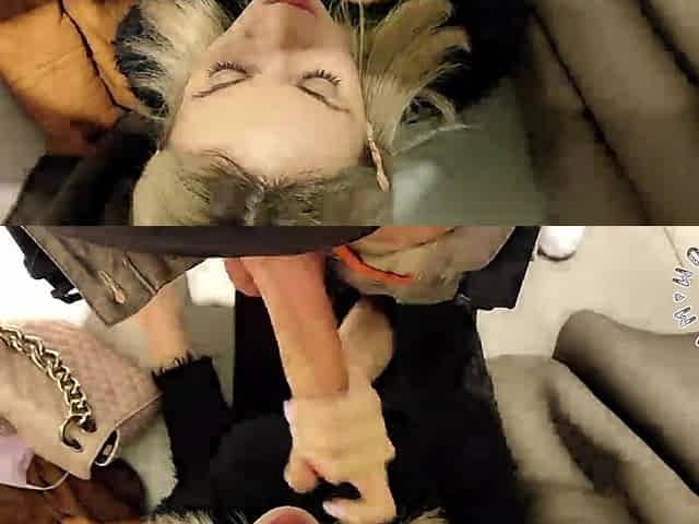 Blowjob in the Shopping Centre