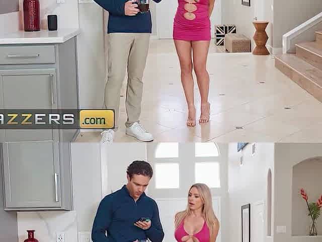 BRAZZERS - Danielle Renae Refuses To Cancel Her Cuckold Dream And Sneaks Scott In For A Quicky