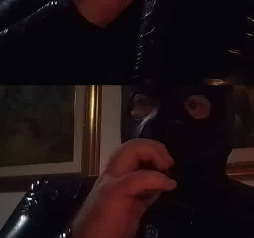 Fetysh Sissy Mask smokin'