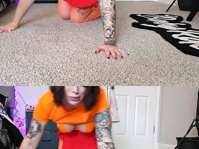 Great Big Boobs On Masturbating Redhead