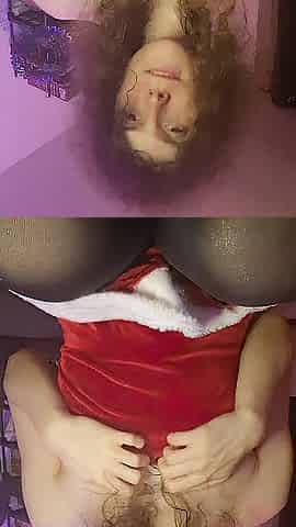 Just a Perky Chrismas, using a sex-toy to fun my booty