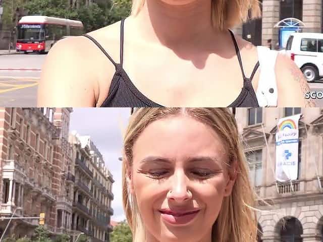 GERMAN SCOUT - SKINNY COLLEGE TEENAGE LYA MISSY I EYE ROLLING ORGASM AT PICKUP CASTING HUMP - Lya missy