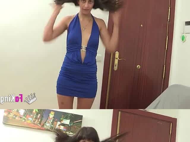 A significant transformation for a young woman leading up to an intense encounter with a powerfully built man.