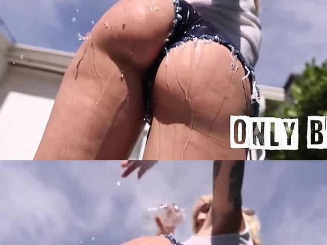 Blonde Bombshell, Ace Bigs And Kitty Quinn In Fucked By Bbc In Backyard