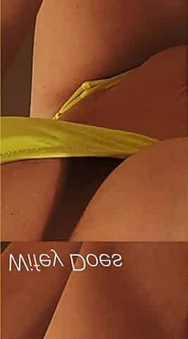 Wifey wears a skimpy yellow bikini