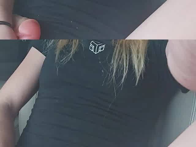 Cute Blonde Dildo Fucks Her Pussy While Her Uber Driver Has to Watch