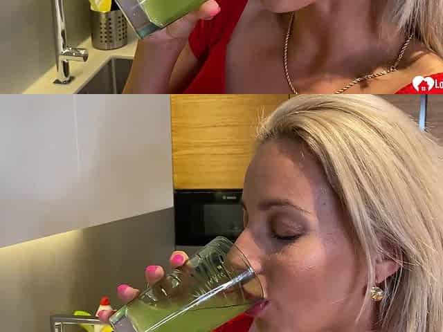 Smoking blonde MILF will get you hard