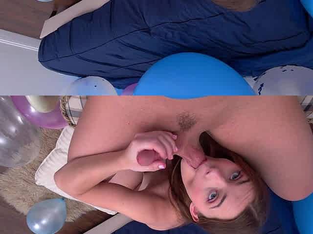 My Balloon Blowjob for Stepdaddy 4K