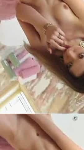 Skinny Horny Model Sucked a Huge Hard Cock of His Photographer