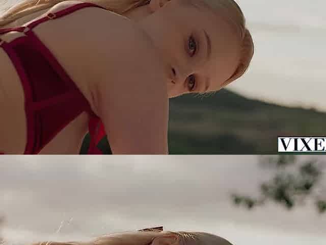 VIXEN Ideal Blond Avrora Meey Can't Resist Her Boss' Thick Hard Knob
