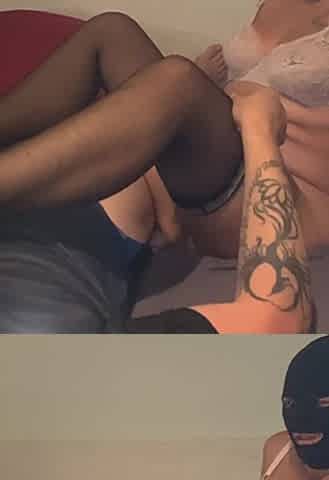 With the Stocking Full of Cum