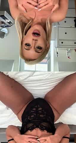 Lovely Blonde With Tight Pussy Masturbate Solo
