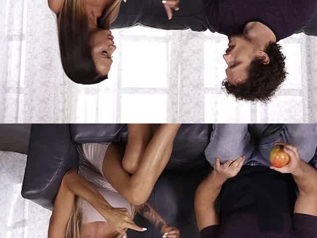 Robby Apples, the guy who loves apples and sex, seduces a busty milf.