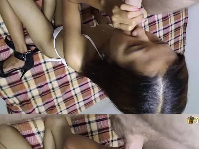 Johntronx - Tall and Slim Young Thai Babe Loves Getting Pounded in Her Hairy Pussy