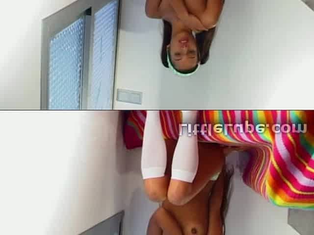 Little Lupe with Small tits Fingering Orgasm