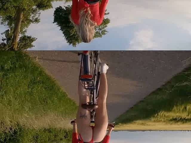 Fiona Fuchs Radtour endet mit dreistem Public Creampie Fick