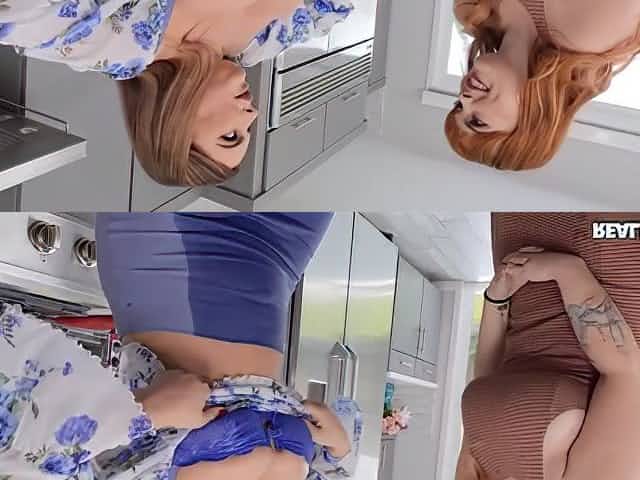 Two Chubby Ladies Licking Each Other In The Kitchen With Summer Hart And Natasha Nice