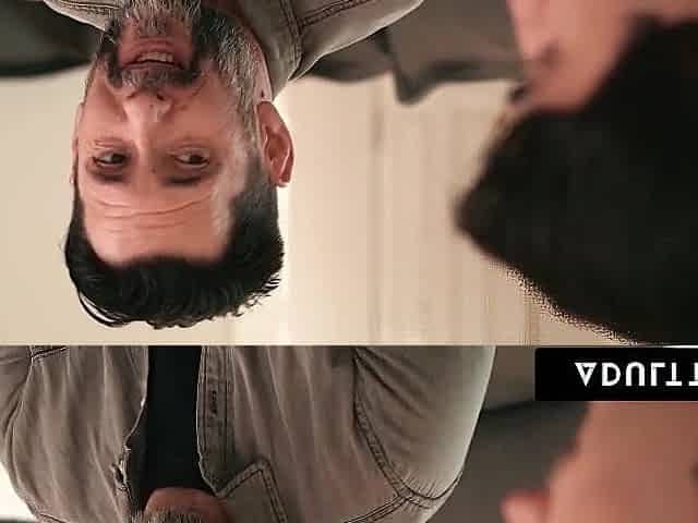 ADULT TIME - Virgin Hunk Teams Up With Stepdad To Bang Concupiscent Blindfolded Stepmom Dana Vespoli