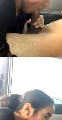 gf Dick sucking in the car