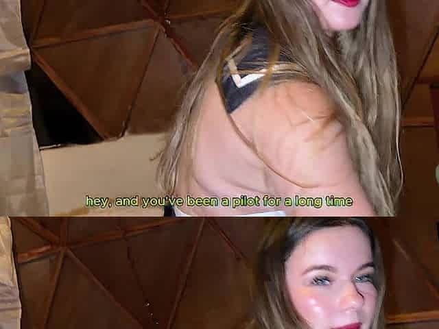 I BANGED a marvelous STRANGER after the flight, that babe went from PILOT to being my JIZZ TANK