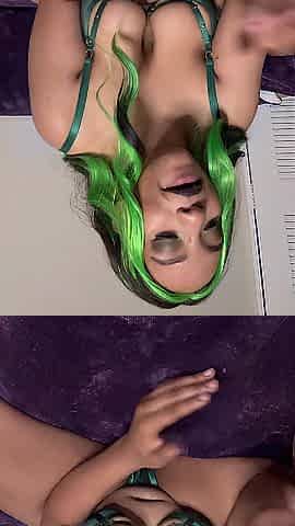 OF: Numbah1monstah Squirting Shego Cosplay