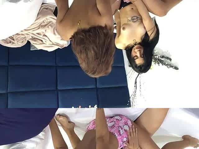 LESBO CUTIES DO ADORABLE SCISSORING