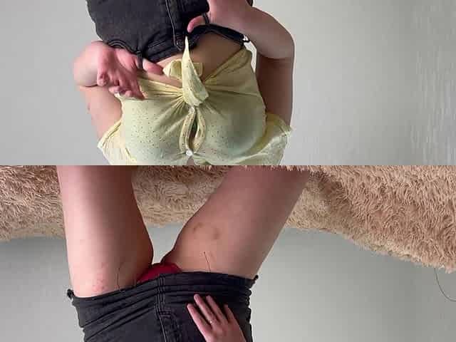 Hot Virgin Masturbates so Sweetly for the First Time