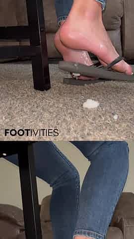 Flip Flop Oily Feet POV by Ivys Feet
