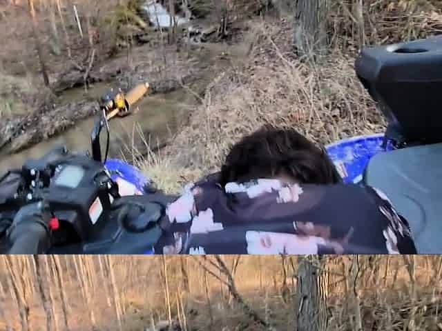 BBW Creampied in Public - Waterfall Adventure