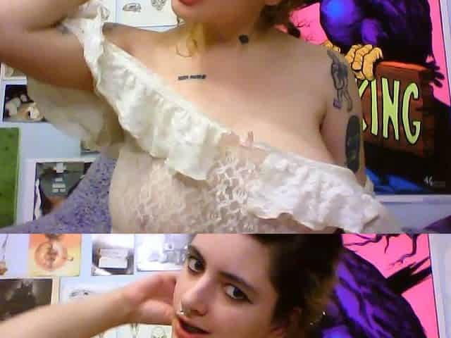 Big boobs camgirl rides her toy on webcam